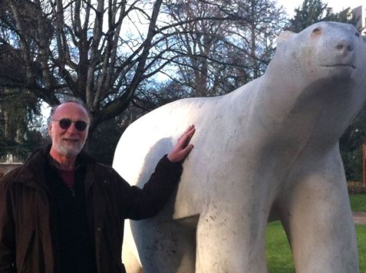 Pompon the polar bear mascot of Dijon