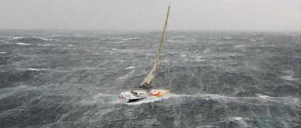 Sandra's nightmare about sailing around the world.