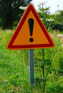 Our favorite sign: "Warning. Wonderment ahead."