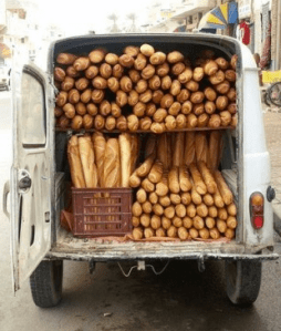 Bread is so essential that towns without their own boulangerie receive a daily delivery, probably from the French version of FEMA.